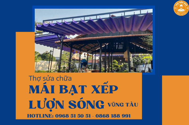Thợ sửa chữa mái bạt xếp lượn sóng - LH: 0968 51 50 51